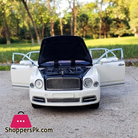 1:24 scale entley Mulsanne alloy diecast model light sounds