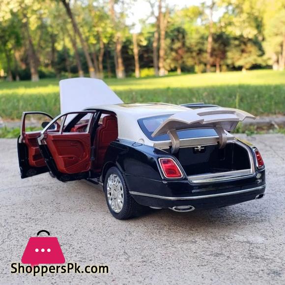 1:24 scale entley Mulsanne alloy diecast model light sounds