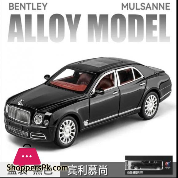 1:24 scale entley Mulsanne alloy diecast model light sounds