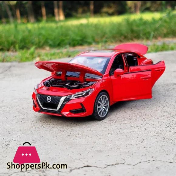 1:32 Alloy Nissan Sylphy Car Model Simulation Diecast Metal Vehicles Car Sound and Light Kids Gift Toy Collection