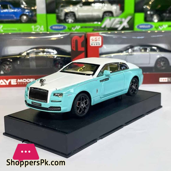 1:32 Diecast Rolls Royce Wraith Mansory Alloy Car Model Toy Vehicles Pull Back Car Sound and Light