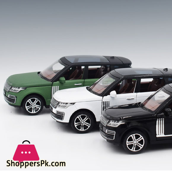 1:32 Land Rover Range Rover SUV Off-road vehicle Diecast Metal Alloy Model car Pull Back Sound Light Car kids Gift Collection