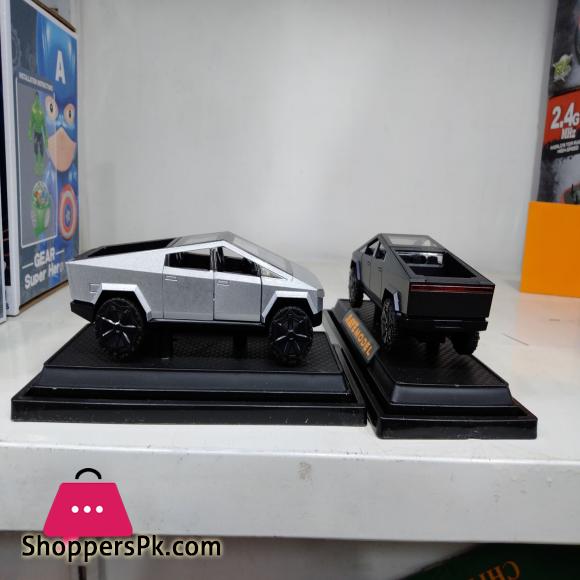 1:36 Tesla Cybertruck Alloy Car Model Diecasts Vehicles Pickup CAR Sound &Light.