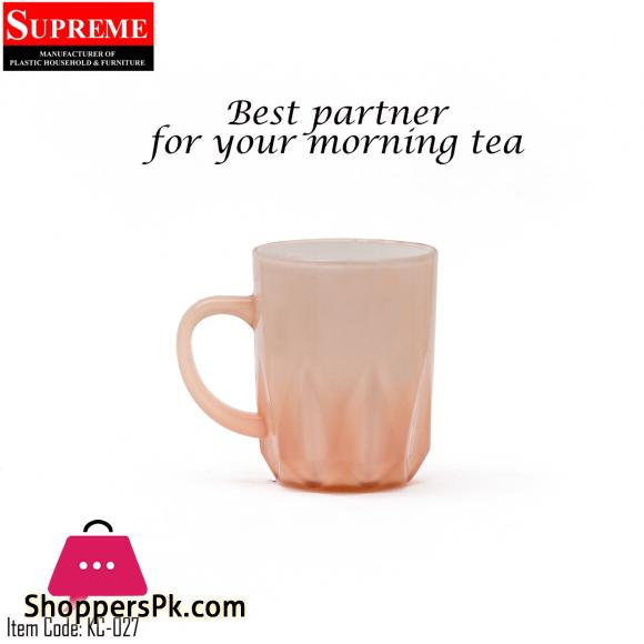 AL BURAAQ Double Color Plastic Mug 250 ML Tea Mug Coffee Mug Kawa Mug