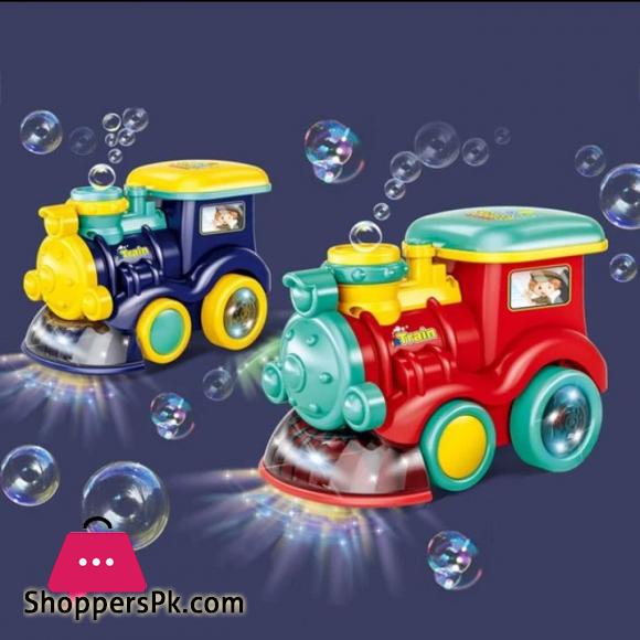 Cartoon Train BUBBLE MUSIC TOY for Boys Girls