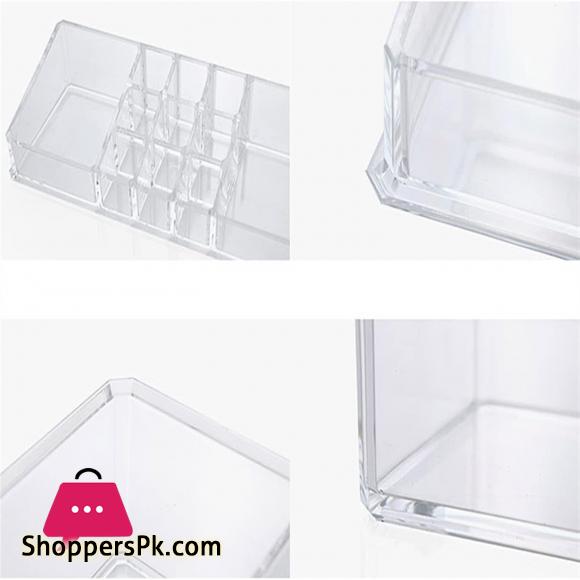 Cosmetic Display Cases Portable Transparent Makeup Organizer Storage Box Acrylic Make Up Organizer Cosmetic Organizer Makeup Storage Drawers Organizer Makeup Organizer