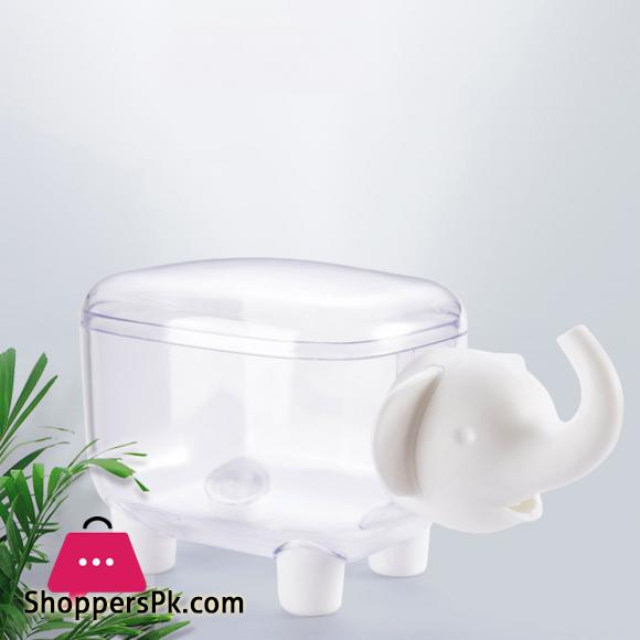 Cotton Swab Storage Box Sheep Elephant Dust-proof Toothpick Holder Organizer