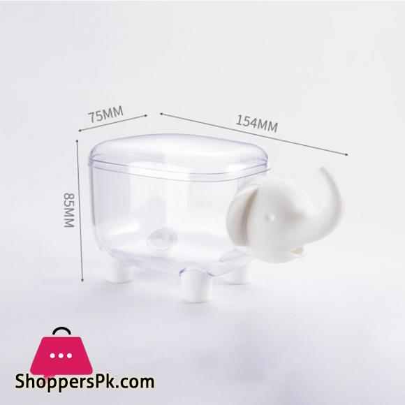Cotton Swab Storage Box Sheep Elephant Dust-proof Toothpick Holder Organizer