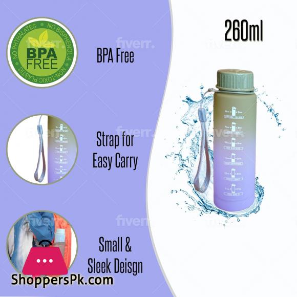 Gradient Color 3 Pcs Water Bottle Set BPA Free Plastic Water Bottle