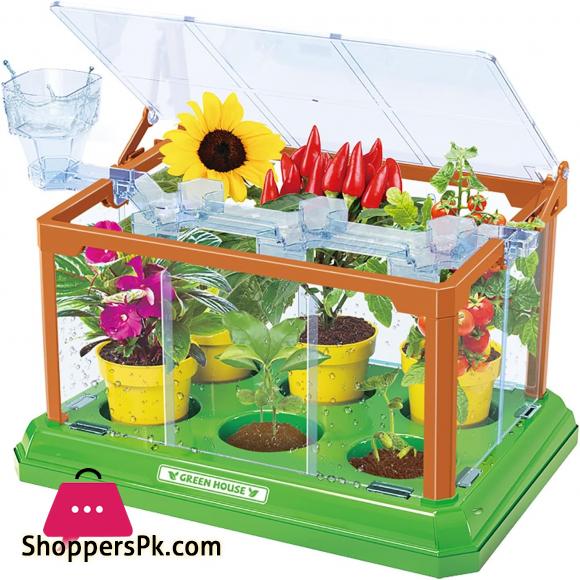 Kids Planting Kit Kids Gardening Set Mini-Greenhouse Included Gardening Gifts Easy for Novices to Grow Plant Flowers or Vegetables