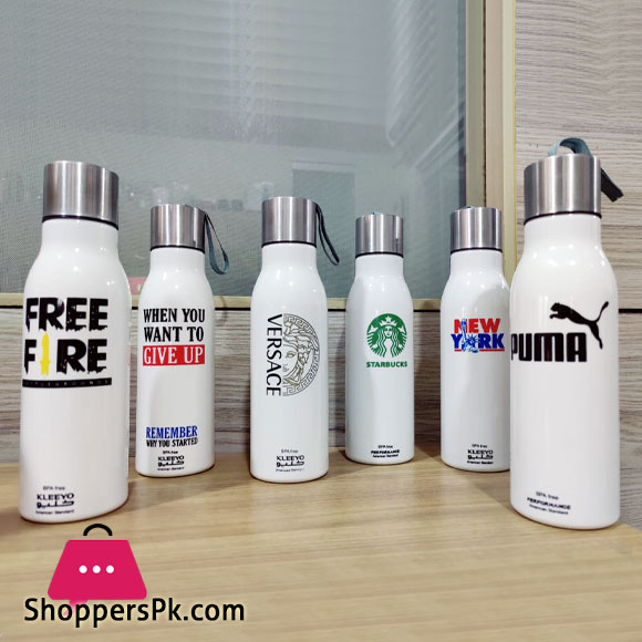 Kleeyo Performance Active Sport Bottle 550ml White