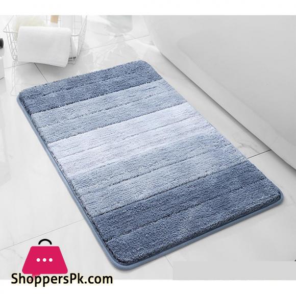 Non Slip Bathroom Rug - Absorbent Bath Mat & Floor Rug for Shower-C
