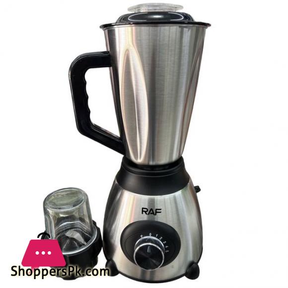 RAF R.300 Electric Blender and Grinder 2 in 1 Stainless Steel Blender 1000 watts
