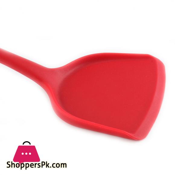 Silicone Non-stick Egg Fish Frying Pan Scoop Spoon Shovel Turner Cooking Utensil