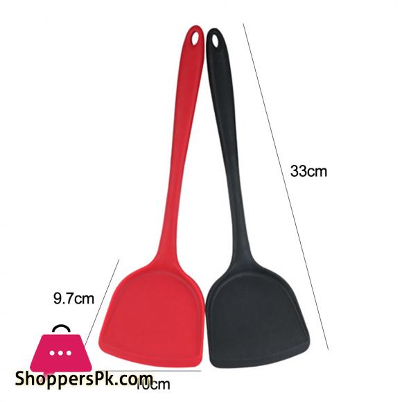 Silicone Non-stick Egg Fish Frying Pan Scoop Spoon Shovel Turner Cooking Utensil