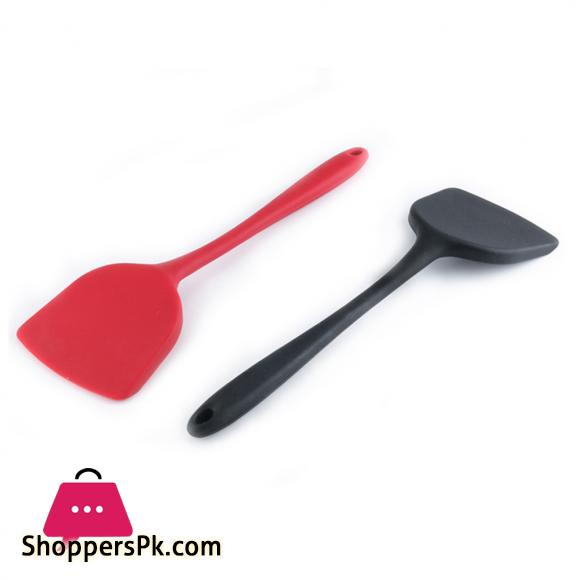 Silicone Non-stick Egg Fish Frying Pan Scoop Spoon Shovel Turner Cooking Utensil
