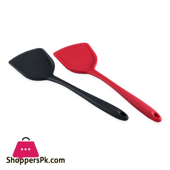 Silicone Non-stick Egg Fish Frying Pan Scoop Spoon Shovel Turner Cooking Utensil