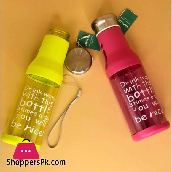 Sports Accessories Univercity Water Bottle College Water Bottle Plastic Water Bottle Nice Design Bottles For Girls - 1PC