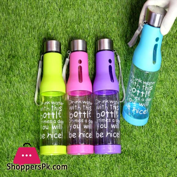 Sports Accessories Univercity Water Bottle College Water Bottle Plastic Water Bottle Nice Design Bottles For Girls - 1PC