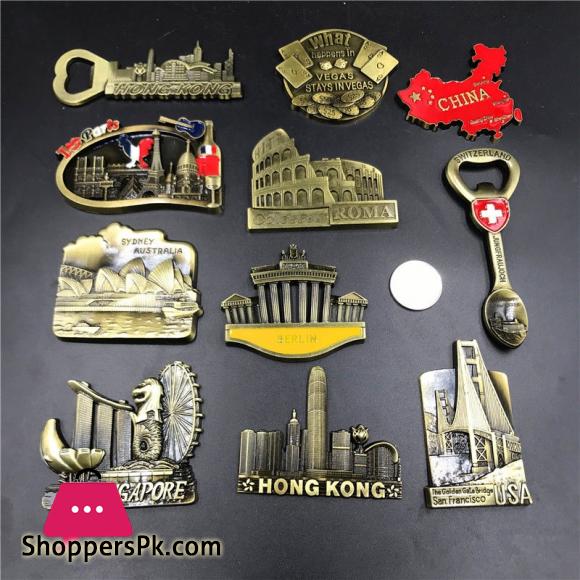 Virtue Switzerland Singapore Australia Italy French Refrigerator Metal Magnetic