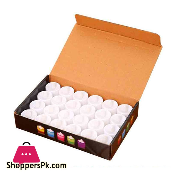 Battery Powered LED Candle Light 2 inches Pack of 24