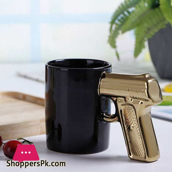 Creative Military Theme Pistol Gun Mug Ceramic Mug 330 ML