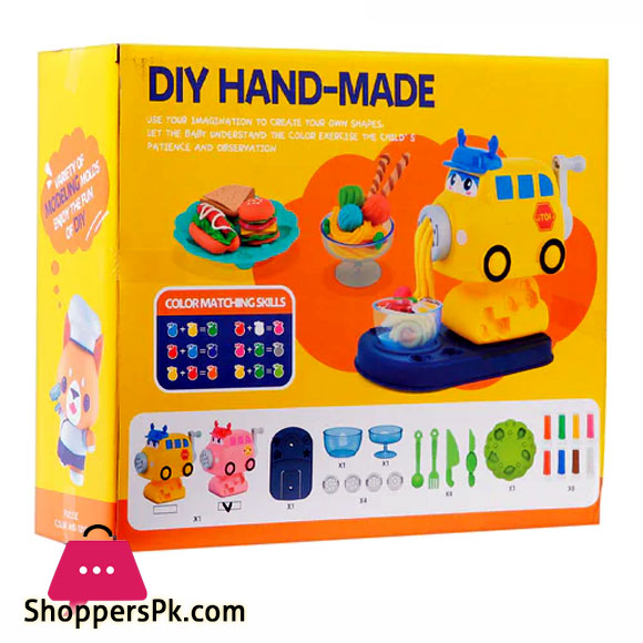 DIY Color Dough Set Cute Car Playset