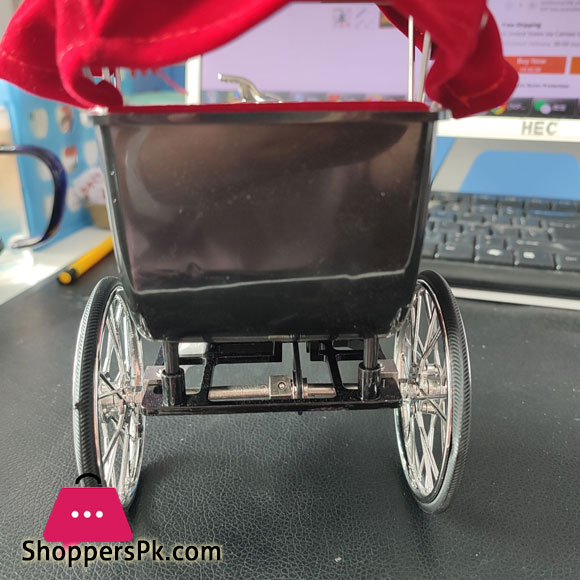 Hong Rickshaw 1:12 Decoration Crafts with Simulation Awning Alloy Collection Adult