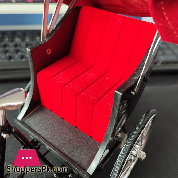Hong Rickshaw 1:12 Decoration Crafts with Simulation Awning Alloy Collection Adult