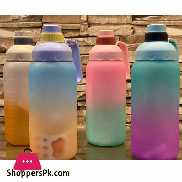 Large Capacity Gradient Cup Durable Water Bottle