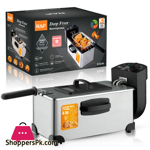 Mini Electric Fryer Multifunction Home Electric Deep Fryers Commercial Kitchen Chicken French Fries RAF Brand Deep Fryer