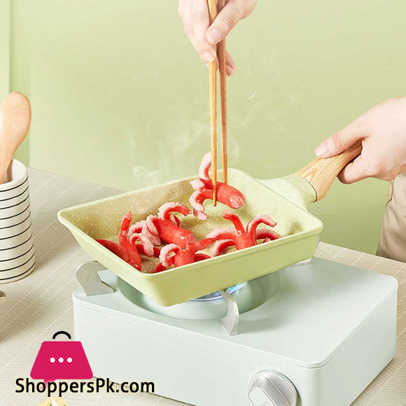 Non-stick Frying Pan Pot Stone Square Omelette Frying Pan