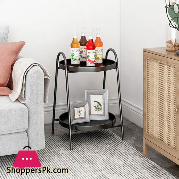Nordic Round Coffee Table removable modern simple creative living room sofa side storage small table