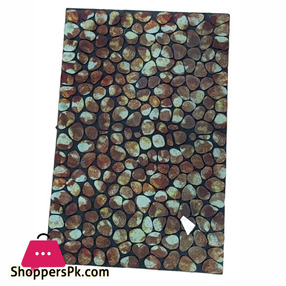 Pebble Beach Elegant Rubber Entrance Mat 24 x 36 Inch