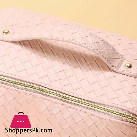 PU Leather Handbag for Women Makeup Pouch Waterproof Multifunctional Bath Kit