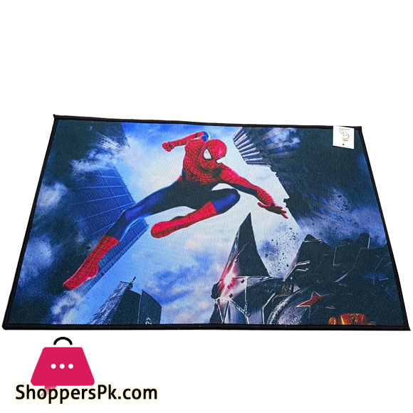 Spiderman Blue Living Room Rug Non-slip Doormat Entrance Door Mat 120 x 180 CM