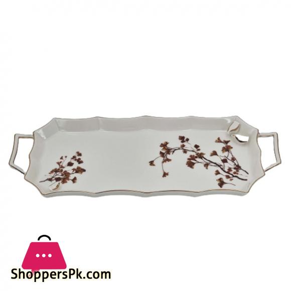 ANGELA Floral Tray 15.5 Inch - BRD317