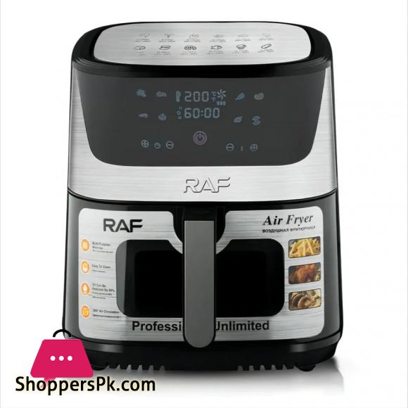 Air Fryer oven Digital Display Touchscreen Essential Air Fryer reduces fat healthier meals snack RAF Air Fryer R.5350 .Watts1300
