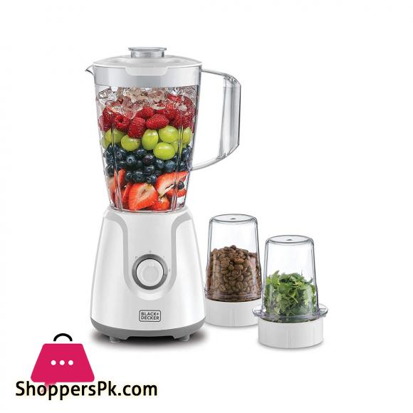 Black+Decker BX4000-B5 Plastic Blender with Grinder Chopper Mill 400 Watt
