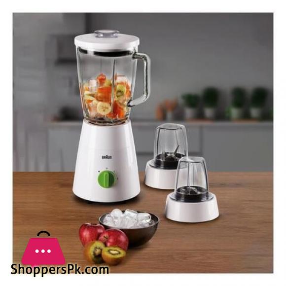 Blender 3 in 1 JB0123 with 2 Grinder Wet and Dry - Power Blend Powerful Motor Imported with 1 Year Brand Warranty