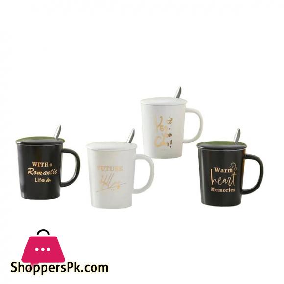 Coffee Mug Luxury Coffee Mug with Cap and Spoon MG-209