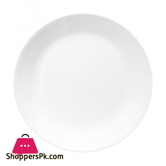 Corelle Livingware Winter Frost White Dinner Plate, 10.25 Inche Pack of 6