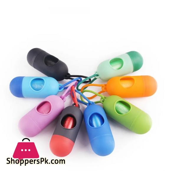Disopsable Baby Diapers Bag Box Kit Portable Baby Diapers Platics Bags Pet Waste Bag Dispenser Pill Shaped Rubbish Bags Garbage Bag Removable Box Nappy Bag with Rope hooks