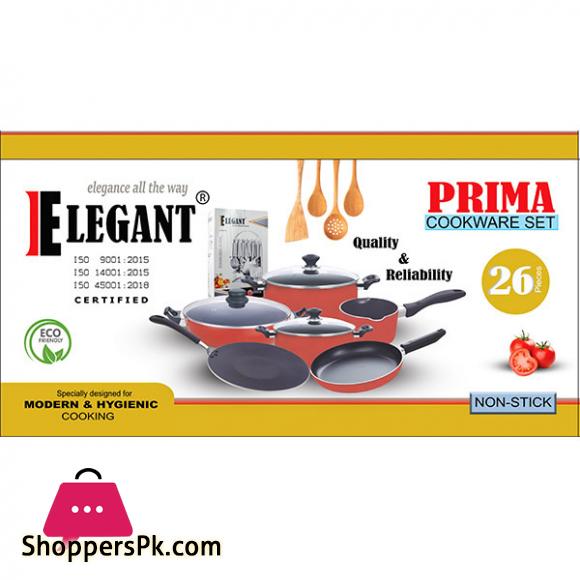 ELEGANT PRIMA Non Stick 26 Piece Cooking Set - EK678002