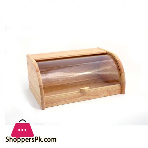 Elegant Wooden Bread Box EW668057