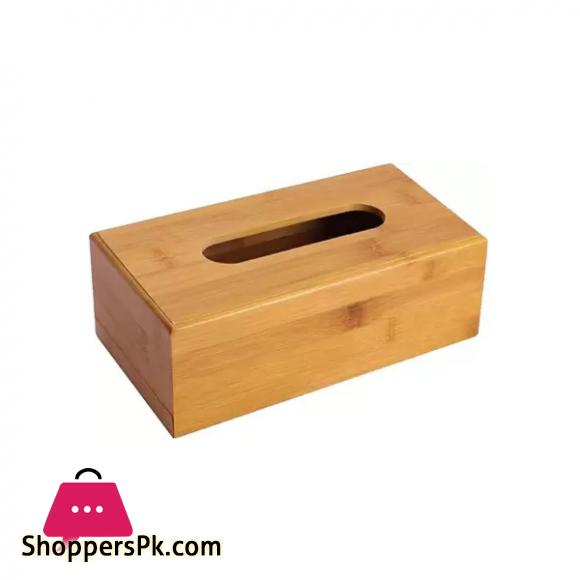 Elegant Wooden Tissue Box Beige EW668011