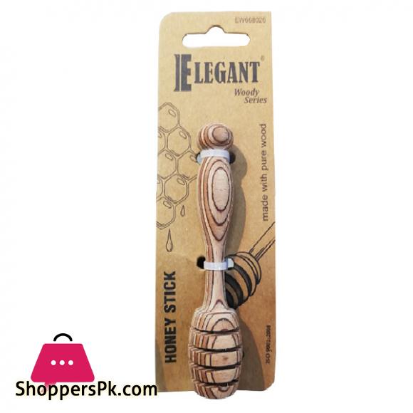 Elegant Wood Honey Dispenser 6 inch EW668028