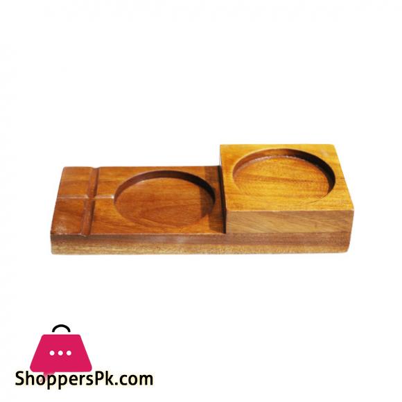 Elegent Wooden Ash Tray Square EW668021