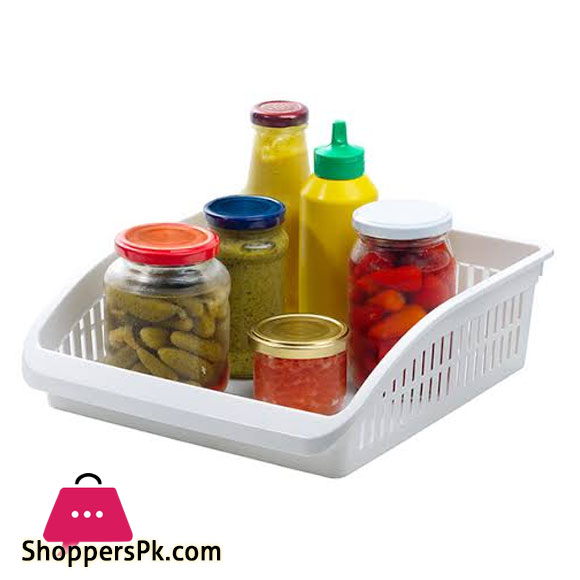 Fridge Storage Basket Space Saving Fruits & Vegetables Organizer Rack
