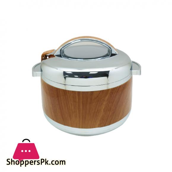 Golden Fire Light Wood Silver Hotpot 4.0 Liter - 887LW-S